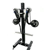 Rack de squat à charge par disques réglable en acier, appareil d'entraînement des épaules et des bras pour exercices du dos et de la poitrine, équipement de gym commercial