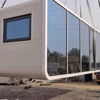 Maison préfabriquée extensible de luxe multifonctionnelle, équipement intérieur complet et prête à l'emploi, Apple Cabin