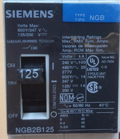 Interruptor de Protección de Circuito MCCB NGB2B125B, Interruptor Automático en Caja Moldeada
