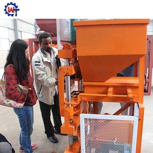 <span class=keywords><strong>Wt</strong></span> 2-10 xây dựng lát vỉa hè khối đầy đủ tự động Báo Chí trái đất lồng vào nhau Máy làm gạch máy móc - Product Image 4