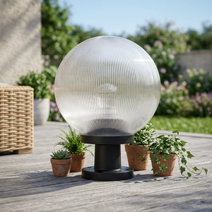 Factory Price 250mm <b>Solar</b> LED IP65 E27 Base Outdoor <b>Pillar</b> <b>Light</b> - Product Image 4