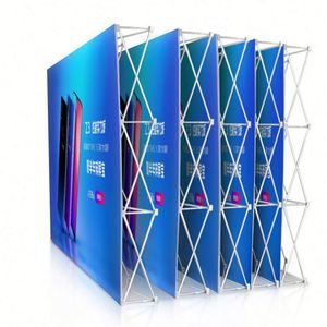 Support d'affichage pliable en alliage d'aluminium, impression par sublimation, 7,5x7,5 pieds, léger, réutilisable, panneau de fond pour exposition - Product Image 1
