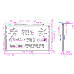 แผงหน้าจอแอลซีดี2026<span class=keywords><strong>จอ</strong></span>ขาวดำเซ็กเมนต์<span class=keywords><strong>จอ</strong></span> LCD - Product Image 2