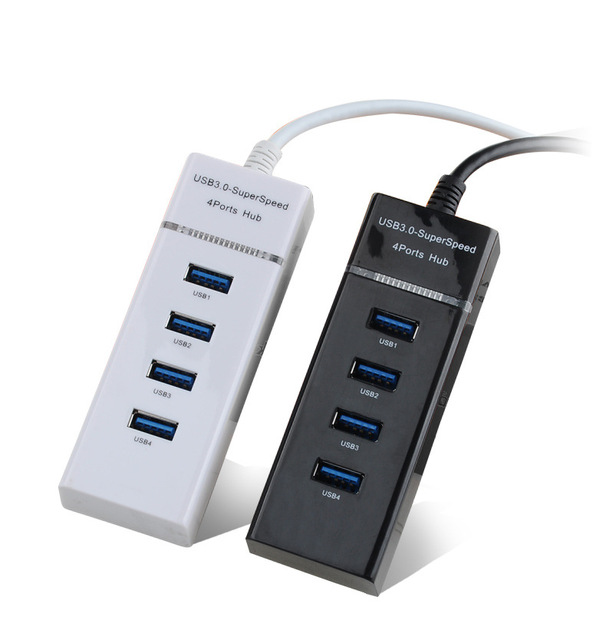 Splitter for Multiple Usb Inputs Usb 2.0, Hub 3.0 Hub Expander with Multiple Usb Inputs for Pc and Laptop Ac Adapter, On/off