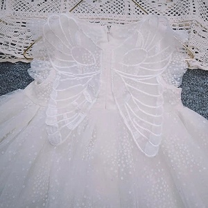 Vestido de verano Falda de gasa con decoración de encaje Princesa inspirada Sin mangas para niños pequeños vestido de cumpleaños para niños Niña - Product Image 3