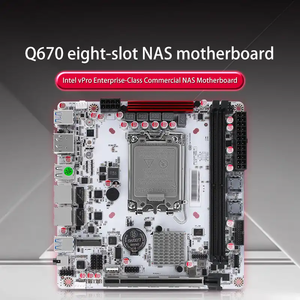 Placa Base NAS de 8 Bahías para CPU LGA1700 de 12ª/13ª/14ª Generación, Intel VPro Q670, 3*NVMe, 2*SFF-8643, 1*PCIE5.0x16, 2*DDR5, 2*2.5G LAN, ITX - Product Image 2