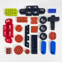 Clavier en silicone semi-transparent avec impression d'écran et boutons en silicone