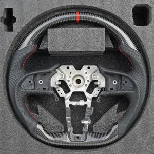 Volant en fibre de carbone pour <span class=keywords><strong>Infiniti</strong></span> Q50 Q60 Q50s Q50L, style course, sans fonction de chauffage, vente directe d'usine - Product Image 6