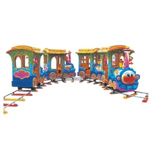 Beston amusement train rides tourist attraction playground trackless train ride 16 Seat electric trackless train