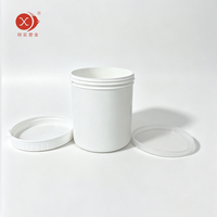 Pot en plastique de qualité alimentaire personnalisé avec couvercle inviolable pour emballage d'échantillons de poudre, peinture ou produits chimiques
