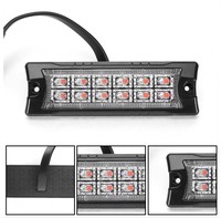 Cabezal de luz Led de alto brillo, rejilla Led, montaje en superficie, cabeza de luz estroboscópica, cabeza de luz estroboscópica de advertencia de Flash Led Exterior para coche