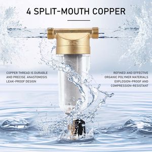 فلتر مياه منزلي قبل التصفية 40 ميكرومتر لتنقية المياه المركزية في المنزل - Product Image 4