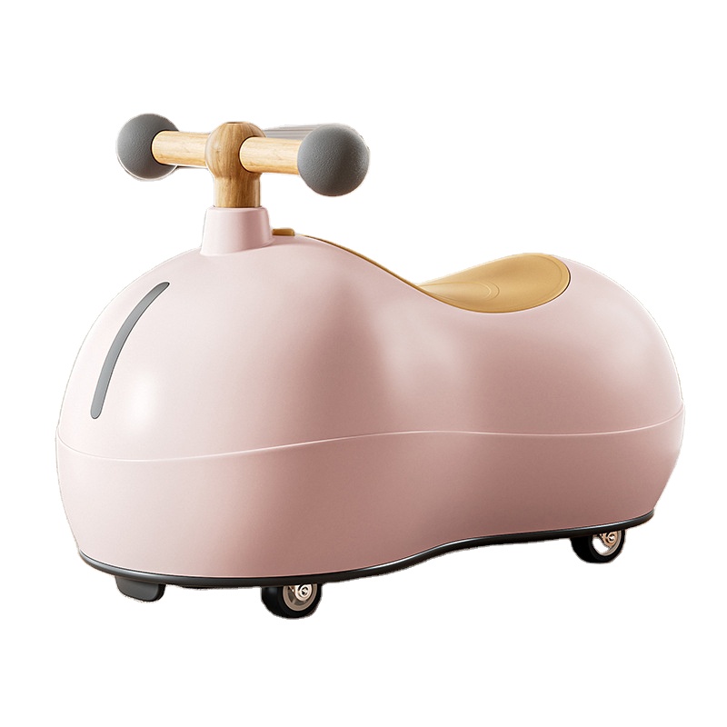 かわいいピーナッツシェル型ベビーカーツイストカー音楽/収納