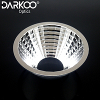 Nouveau Design Pmma lentilles optiques 45Mm 50Mm Cob Led lentille réflecteur ondulé diffuseur feuille plastique laisser lumières tasse