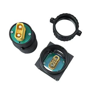 RJXHOBBY Aluminum Alloy 50mm Folding Parts with AS150U <b>Quick</b> Release Plug Connector, Tube <b>Clamp</b> Fixing Base for Agricultural - Product Image 2