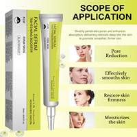 Crema Reafirmante con Retinal Shot de 15 ml, Gel Hidratante Orgánico para Reducir Arrugas, Líneas Finas y Minimizar Poros