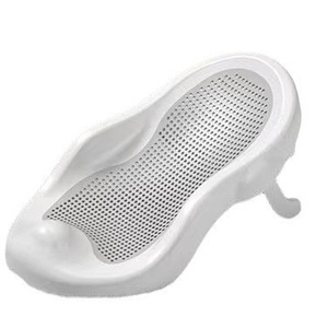 Asiento de apoyo para baño de bebés con almohadilla de malla para recién nacidos y niños pequeños, ayuda reclinable para el baño, diseño de seguridad de plástico - Product Image 5