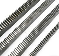 Crémaillère standard CNC pour rail de guidage de porte coulissante - Usinée par processus de fraisage - Marque Mighty