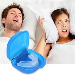 Silicone Smettere di Russare Anti Russare Bocchino Apnea Guard Bruxismo Vassoio Dormire Aiuti Paradenti di Salute Personale R1012