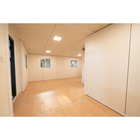 Service OEM - Maison conteneur extensible à toit incliné de 20 pieds, design moderne, construction en acier, intérieur personnalisé pour villa ou appartement