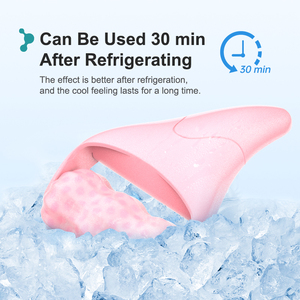 Nhà sản xuất chăm sóc da lạnh trị liệu nhựa cầm tay thép không gỉ mặt băng Con lăn Derma Băng Con lăn Massager cho mặt thang máy - Product Image 4