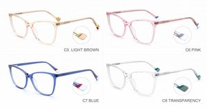 <span class=keywords><strong>Gafas</strong></span> Ópticas <span class=keywords><strong>de</strong></span> Acetato para <span class=keywords><strong>Mujer</strong></span> <span class=keywords><strong>2022</strong></span>, Montura Completa, Diseño Geométrico Ondulado, Plegables, Forma Octogonal, Estilo Diamante - Product Image 3