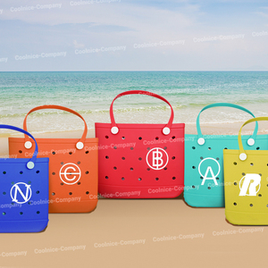 Factory Available Wholesale New Design Makeup <b>Handbag</b> Tote Silicone Beach <b>Insert</b> Bag Bit Charms Accessories - Product Image 2