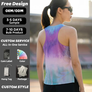 Quick Dry Mens Laser Cut Seamless Muscle Fit Vest Gym Fitness Sports tank Top Custom Polyester Marathon Gym <b>Running</b> <b>Singlet</b> Men - Product Image 3