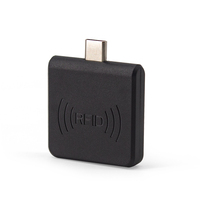 Lector RFID UHF R65H de Frecuencia 860MHz-960MHz con USB C para Móviles, Compatible con Sistemas Android e iOS