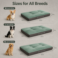 Ganzjahres-Rechteckiges Gestreiftes PP-Baumwoll-Hundebett Modern Klassisch Winterwarm Vollständig Abnehmbar Waschbar für Große Hunde Innenbereich