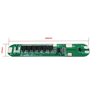 3S 2P 11.1V 12.6V 18650 ระบบจัดการแบตเตอรี่แบบเชื่อมต่อจากด้านบน (BMS) 5A 10A 15A สำหรับเครื่องมือไฟฟ้าพลังงานแสงอาทิตย์และเครื่องพ่นยา - Product Image 2