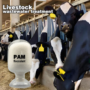 Tratamiento de Aguas Residuales de Establos Lecheros y Corrales de Engorde, <span class=keywords><strong>PAM</strong></span> Catiónico de Acción Rápida para Aguas Residuales con Alto Contenido de Grasa - Product Image 3