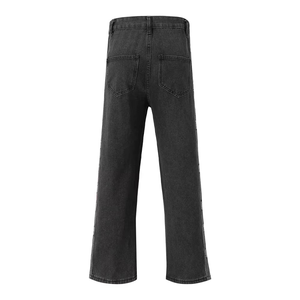 Latest Design Top Selling <b>Men</b> Denim <b>Jeans</b> Pant Outdoor Wear Light Washed Custom Made Size OEM Service <b>for</b> Sale - Product Image 4