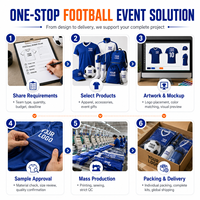 Conjunto de Ropa Deportiva Personalizada para Equipos de Fútbol con Camisetas de Entrenamiento, Sudadera con Capucha, Pantalones Deportivos, Pantalones Cortos, Calcetines, Mochila, Bolsa de Deporte, Gorra, Toalla, Botella y Balón
