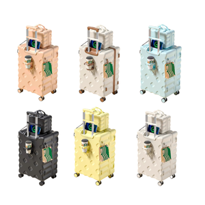 RTS Bulk Mixed Order Lightweight Durable Hardshell Suitcase Set 20-14 Inch Fashionable Carry-On <b>with</b> Spinner <b>Wheels</b> - Product Image 1