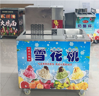 Machine à neige commerciale pour smoothies, machine à glace en flocons, machine à glace pilée hawaïenne Bingsu