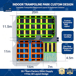 Parque de Trampolines Comercial Interior para Niños y Adultos, Parque de Diversiones Familiar - Product Image 4