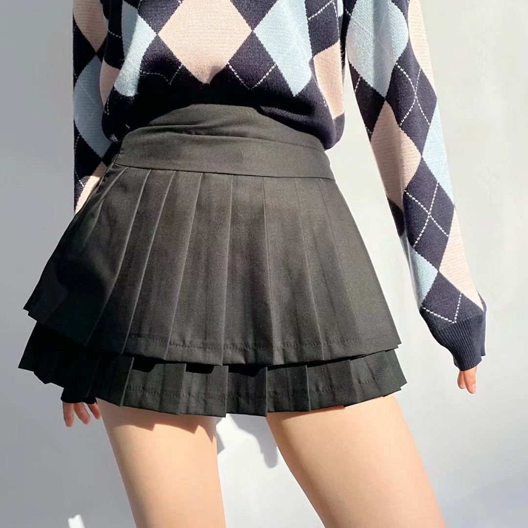 【PXG】WOMENS DOUBLE LAYER PLEATED SKIRT / 追跡付 Women's Draped Pleated Jersey Skirt | PXG