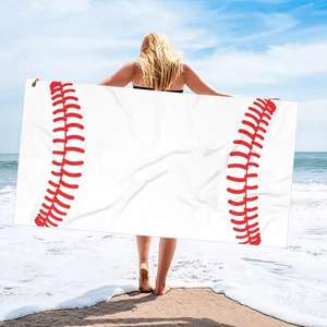 Personnalisé microfibre sport garçons baseball fans de football doux séchage rapide léger <span class=keywords><strong>bain</strong></span> serviettes de plage pour voyage <span class=keywords><strong>bain</strong></span> Yoga SPA - Product Image 2