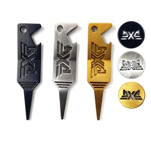 Accessoires de golf personnalisés : échantillons de t-shirts à une broche, clips de putting, clips de présentation, clips en acier uni à thème anime, bouteilles en vrac pour sublimation - Product Image 2