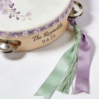 4/6 Inch Bulk Wedding Mini Tambourine Tamburelli Matrimonio Pandereta Hand Drum Percussion Instrument Gift Regalo Invitados Boda