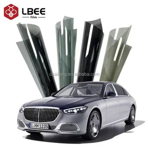 LBEE A-30 100% perlindungan UV jendela mobil profesional kelas tinggi warna bunglon matahari terbenam grosir warna bunglon