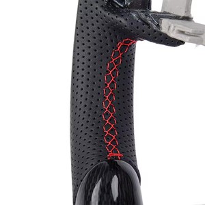 Para <span class=keywords><strong>Ford</strong></span> <span class=keywords><strong>Mustang</strong></span> 2018 2019 2020 2021 2022 GT350 GT500 Hydro-Dip aspecto de fibra de carbono volante accesorios de coche - Product Image 4