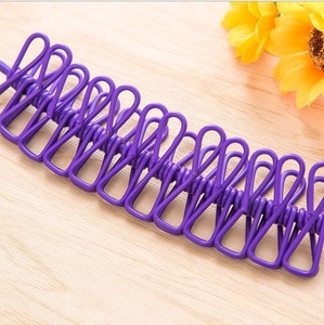 <span class=keywords><strong>Tendedero</strong></span> retráctil portátil <span class=keywords><strong>con</strong></span> clip, 12 <span class=keywords><strong>pinzas</strong></span>, clip de tela a prueba de viento - Product Image 4