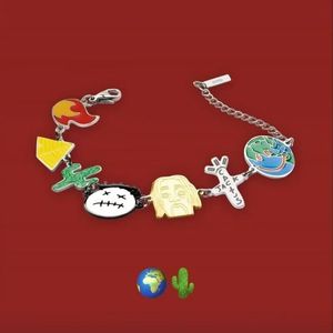 Bracelet d'album d'art de chanteur hip-hop, Kawaii Kanye Dropouts Bear, vintage, hip-hop, métal, manchette, bijoux, chaîne de mode pour hommes et femmes - Product Image 2