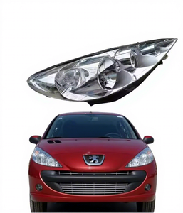 Conjunto de <span class=keywords><strong>Faros</strong></span> Delanteros con Luz de Circulación Diurna OE 6208N8 6206N8 para <span class=keywords><strong>Peugeot</strong></span> <span class=keywords><strong>207</strong></span>, Forma de Bombilla H7, Temperatura de Color 6000K, 12V - Product Image 1