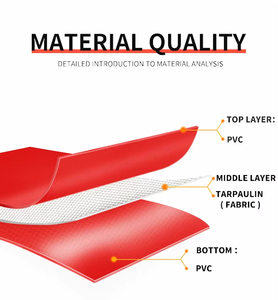 접이식 안정적인 PVC 인플레이터블 리버 보트 스포츠 요트 어택 래프트 IAB 낚시용 - Product Image 4