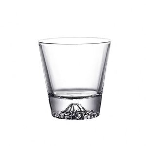 Classic Japanese <b>Crystal</b> <b>Glass</b> <b>Shot</b> <b>Glasses</b> Thick Bottom Snow Mountain Design for Whisky Wine Brandy Hotel Use - Product Image 2