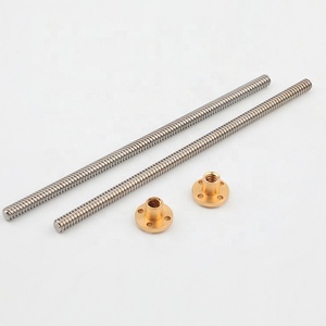 Độ chính xác cao hình thang vít lớn tr25x5 tr28x5 tr30x6 tr32x6 tr36x6 tr40x6 Brass Nut lõi mang hình thang dẫn vít - Product Image 4