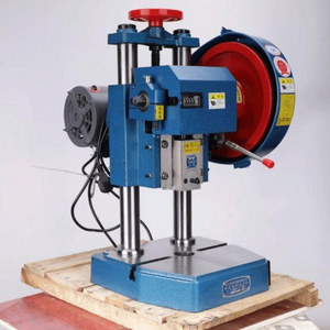 Prensa Punzonadora Manual Shuangwei Building 04-1T de 1 Tonelada, Máquina Punzonadora Mecánica de Escritorio para Metal y Plástico - Product Image 1